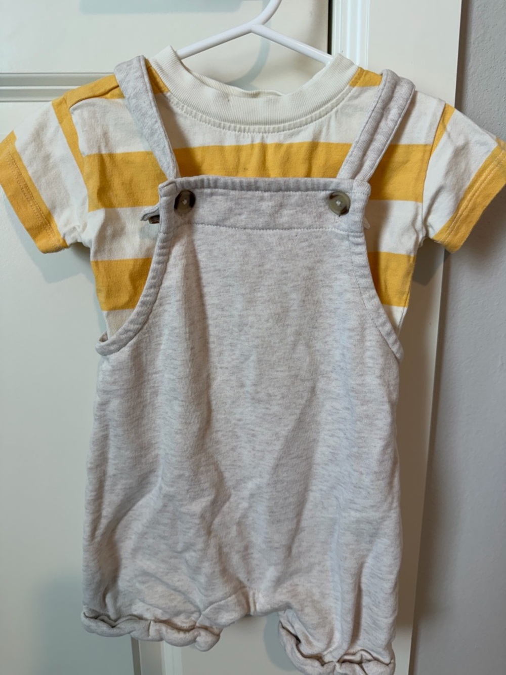 Hanna Andersson boys overall set 6-12 month